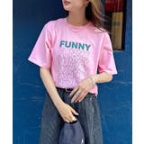 《ABYSアビス》目を惹く。FUNNYロゴプリント半袖Tシャツ | futier land | 詳細画像26 