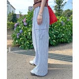 爽やかに目を惹く。ストライプカーゴパンツ | futier land | 詳細画像35
