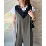 【オケージョン対応】大人な高見え。レースドッキングオールインワン | futier land | 詳細画像28 