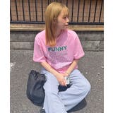 《ABYSアビス》目を惹く。FUNNYロゴプリント半袖Tシャツ | futier land | 詳細画像23 