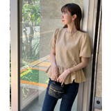 立体感のある華やかさ。バックWリボンウエストペプラムトップス | futier land | 詳細画像19