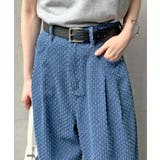 《ABYSアビス》他と被らない。ドット柄ワイドデニムパンツ | futier land | 詳細画像12
