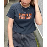 ネイビー(ショート) | 《ABYSアビス》選べる丈感で自由に楽しむ。ロゴプリントTシャツ | futier land