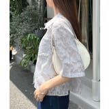 大人っぽく着こなす主役アイテム。半袖ジャガードフラワーシアーシャツ | futier land | 詳細画像37