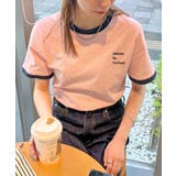 《ABYSアビス》配色が可愛い！コンパクトなワンポイント刺繍リンガーTシャツ | futier land | 詳細画像49 