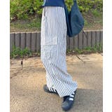 爽やかに目を惹く。ストライプカーゴパンツ | futier land | 詳細画像22