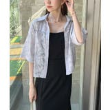 大人っぽく着こなす主役アイテム。半袖ジャガードフラワーシアーシャツ | futier land | 詳細画像20