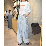 爽やかに目を惹く。ストライプカーゴパンツ | futier land | 詳細画像15