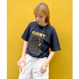 《ABYSアビス》目を惹く。FUNNYロゴプリント半袖Tシャツ | futier land | 詳細画像32 