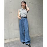 《ABYSアビス》他と被らない。ドット柄ワイドデニムパンツ | futier land | 詳細画像11