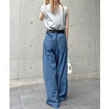 《ABYSアビス》他と被らない。ドット柄ワイドデニムパンツ | futier land | 詳細画像13