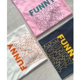 《ABYSアビス》目を惹く。FUNNYロゴプリント半袖Tシャツ | futier land | 詳細画像44 
