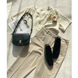 金ボタンで上品見える。ショルダータックVネック半袖ブラウス | futier land | 詳細画像30 