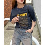《ABYSアビス》目を惹く。FUNNYロゴプリント半袖Tシャツ | futier land | 詳細画像36 