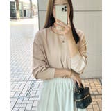 大人気の前後2wayVネックブラウスに秋冬Ver。高見え叶う！とろみVネック長袖… | futier land | 詳細画像17 