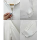 大人気の前後2wayVネックブラウスに秋冬Ver。高見え叶う！とろみVネック長袖… | futier land | 詳細画像11 