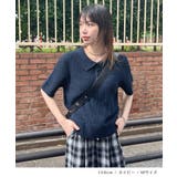 《ABYSアビス》ほんのり甘さをプラス。半袖ポロニット | futier land | 詳細画像5 