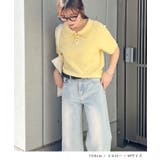 《ABYSアビス》ほんのり甘さをプラス。半袖ポロニット | futier land | 詳細画像8 
