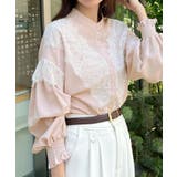 レースが上品で高見え。レースドッキングブラウス | futier land | 詳細画像24 