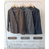 オーバーサイズ×レイヤードで旬を纏う。レイヤードダブルテーラードジャケット | futier land | 詳細画像2 