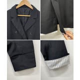 オーバーサイズ×レイヤードで旬を纏う。レイヤードダブルテーラードジャケット | futier land | 詳細画像9 