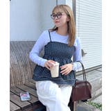 2段フリル×チェックで大人可愛い主役トップス。チェックキャミビスチェ | futier land | 詳細画像22