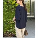 大人気の前後2wayVネックブラウスに秋冬Ver。高見え叶う！とろみVネック長袖… | futier land | 詳細画像23 