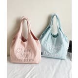 可愛さも実用性も。ナイロンロゴ刺繍トートバッグ | futier land | 詳細画像19 