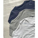 ワンポイントでさりげなく。ワンポイント刺繍クルーネックロンT | futier land | 詳細画像3