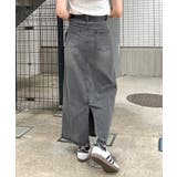《ABYS》一年中活躍、万能デニム。バックスリットデニムロングスカート | futier land | 詳細画像11