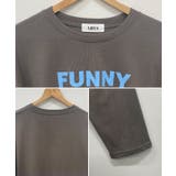 《ABYS》1枚で映える存在感ロングT。 FUNNYロゴプリント長袖Tシャツ | futier land | 詳細画像9