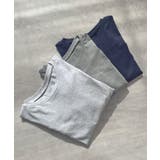 ワンポイントでさりげなく。ワンポイント刺繍クルーネックロンT | futier land | 詳細画像33