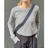 ワンポイントでさりげなく。ワンポイント刺繍クルーネックロンT | futier land | 詳細画像22