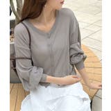 スタイリッシュな着こなし。コンパクトシアーカーディガン | futier land | 詳細画像56