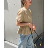 立体感のある華やかさ。バックWリボンウエストペプラムトップス | futier land | 詳細画像31