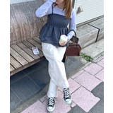 2段フリル×チェックで大人可愛い主役トップス。チェックキャミビスチェ | futier land | 詳細画像21