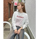 《ABYS》1枚で映える存在感ロングT。 FUNNYロゴプリント長袖Tシャツ | futier land | 詳細画像16