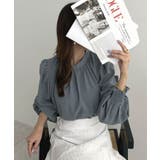 大人ブラウスの抜け感。ハイネックバルーンスリーブブラウス | futier land | 詳細画像41