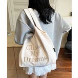 可愛さも実用性も。ナイロンロゴ刺繍トートバッグ | futier land | 詳細画像11 