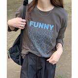 《ABYS》1枚で映える存在感ロングT。 FUNNYロゴプリント長袖Tシャツ | futier land | 詳細画像20