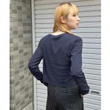 ワンポイントでさりげなく。ワンポイント刺繍クルーネックロンT | futier land | 詳細画像31