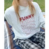《ABYS》1枚で映える存在感ロングT。 FUNNYロゴプリント長袖Tシャツ | futier land | 詳細画像11
