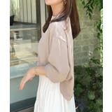 大人気の前後2wayVネックブラウスに秋冬Ver。高見え叶う！とろみVネック長袖… | futier land | 詳細画像19 