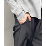 ゆるっと楽ちん。ツータックワイドストレートスラックス/ロング丈 | futier land | 詳細画像23 