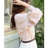 レースが上品で高見え。レースドッキングブラウス | futier land | 詳細画像25 