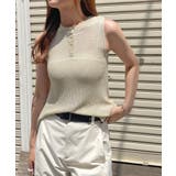 アイボリー | 《ABYSアビス》ヘンリーサマーニットタンクトップ | futier land