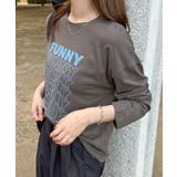 《ABYS》1枚で映える存在感ロングT。 FUNNYロゴプリント長袖Tシャツ | futier land | 詳細画像18
