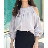 大人の色香漂い。ホルターネックオープンショルダーブラウス | futier land | 詳細画像9 