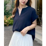 とろっとろした触感。とろみブラウス / 前後2way | futier land | 詳細画像1 