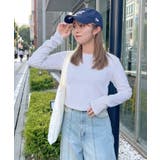 ワンポイントでさりげなく。ワンポイント刺繍クルーネックロンT | futier land | 詳細画像26